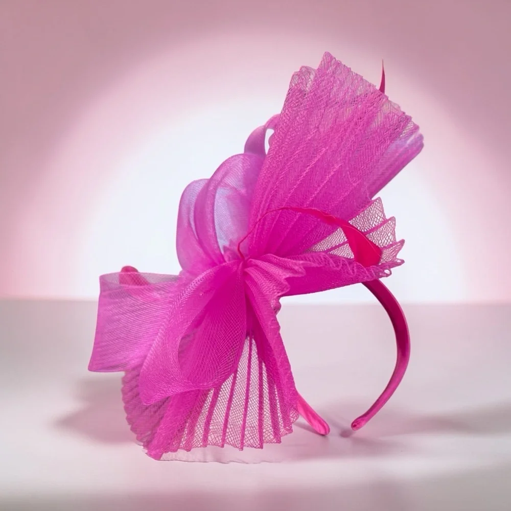 Elegant Pink Fascinator Headband